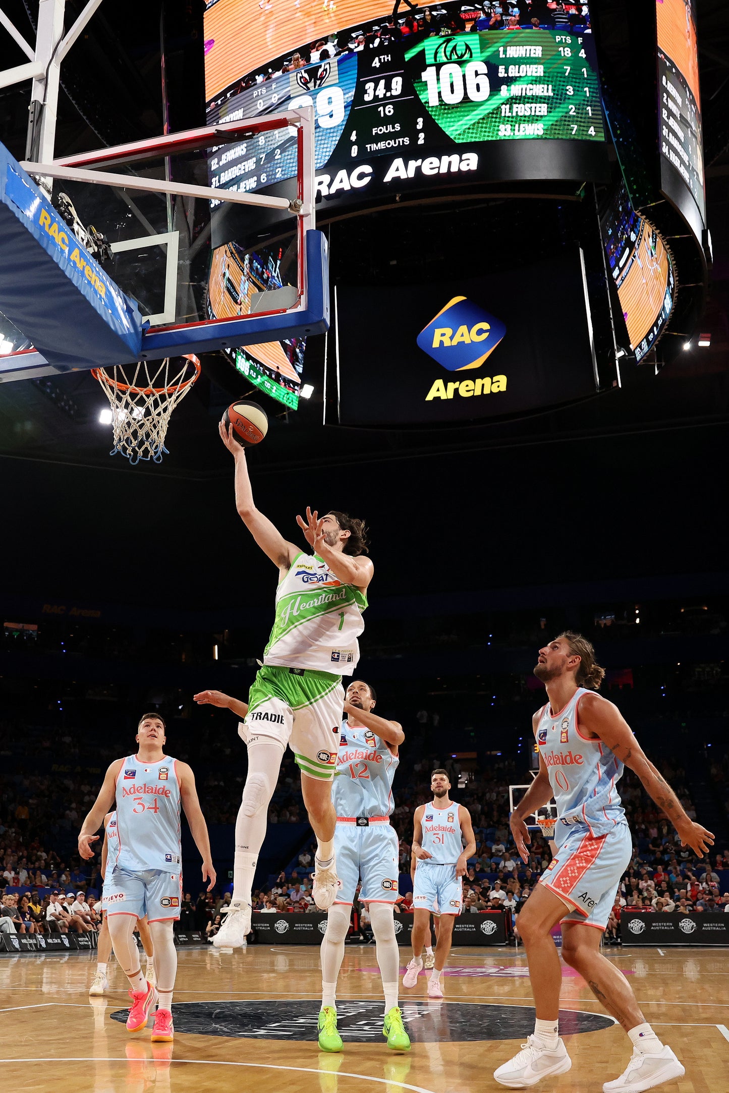 Matt Kenyon Signed Game Worn Summer Jersey - Adelaide 36ers