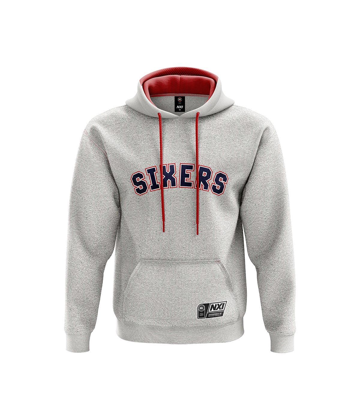 Sixers Grey Youth Hoodie