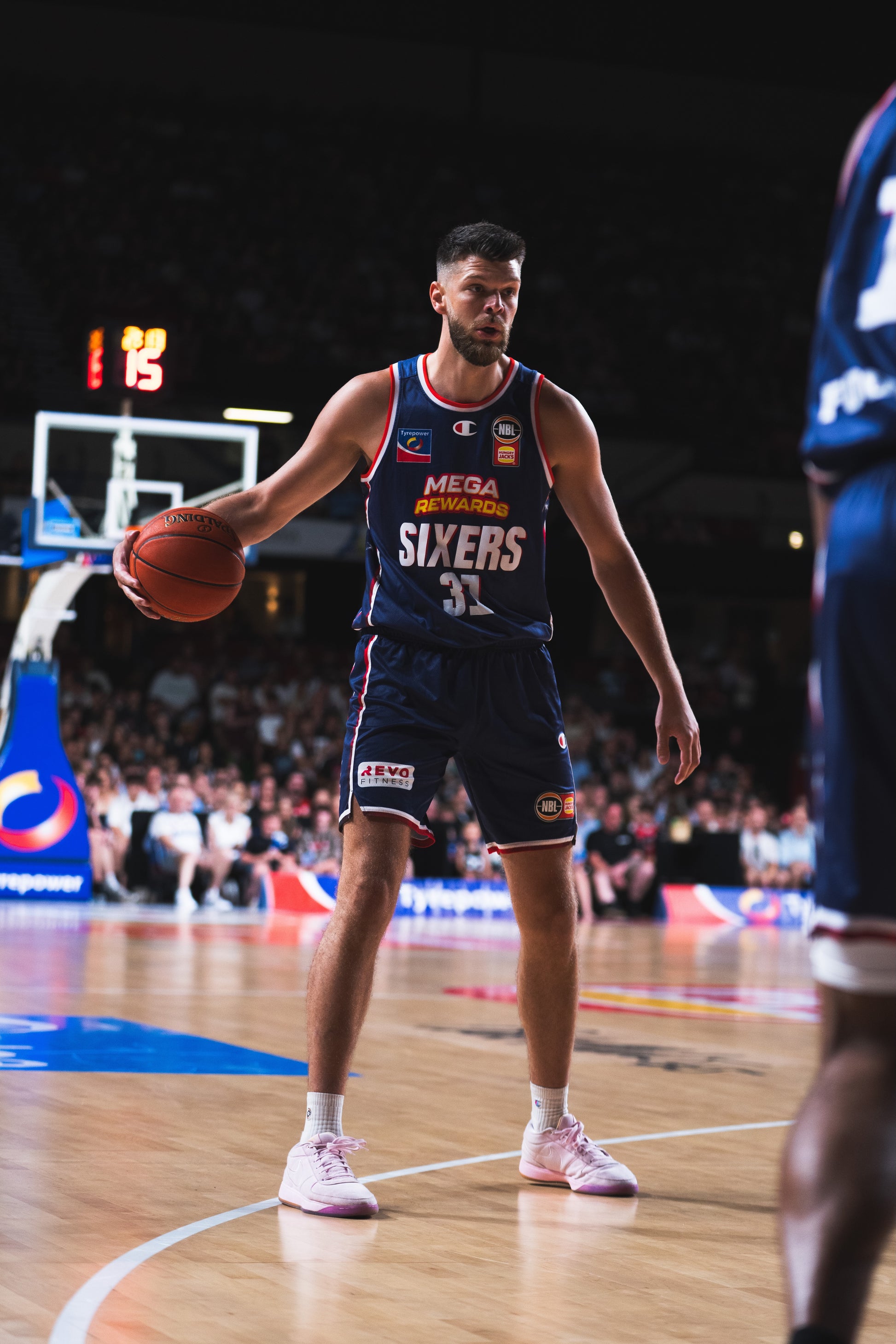 Nick Rakocevic Signed Game Worn Home Jersey - Adelaide 36ers