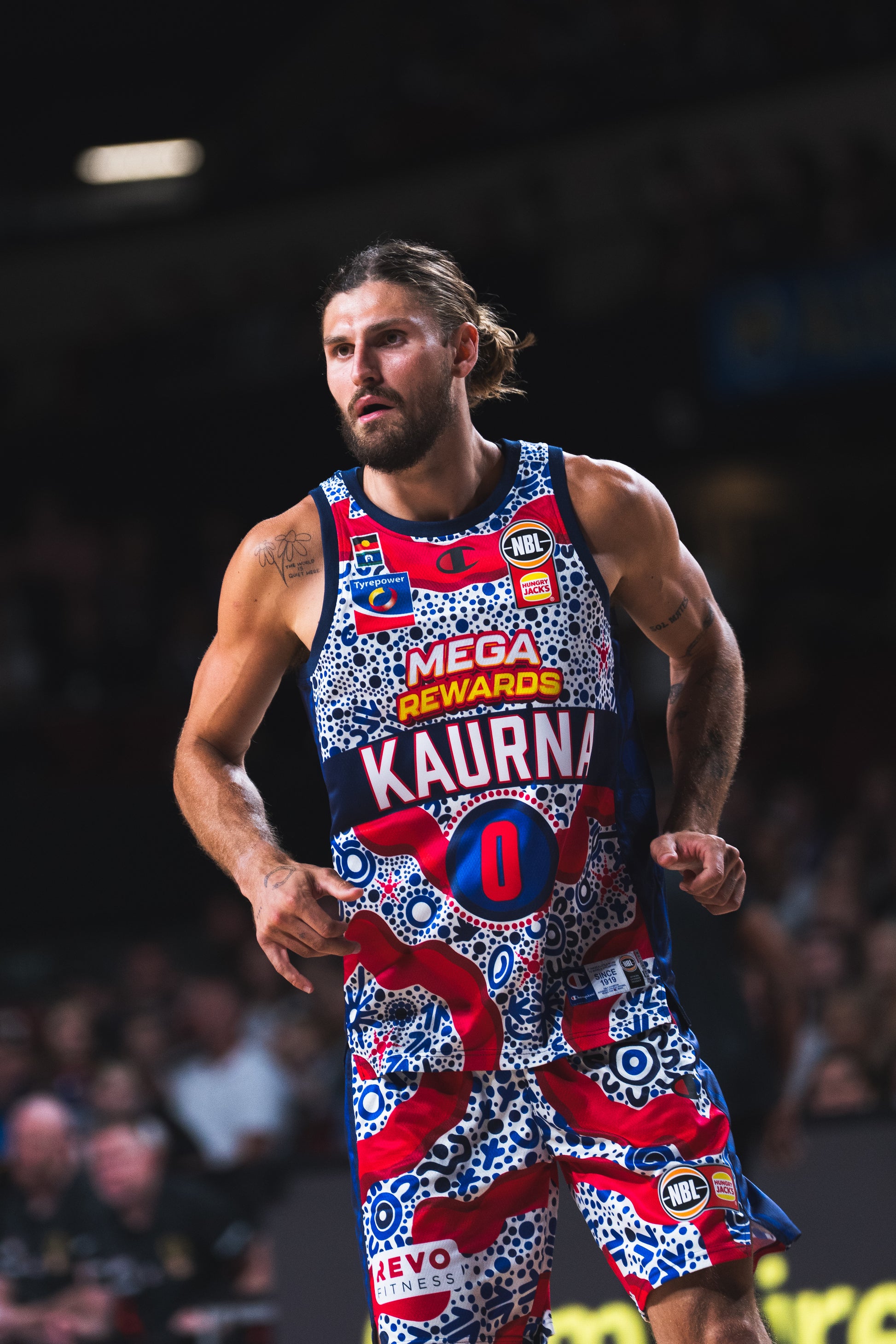 Matt Kenyon Signed Game Worn Indigenous Jersey - Adelaide 36ers