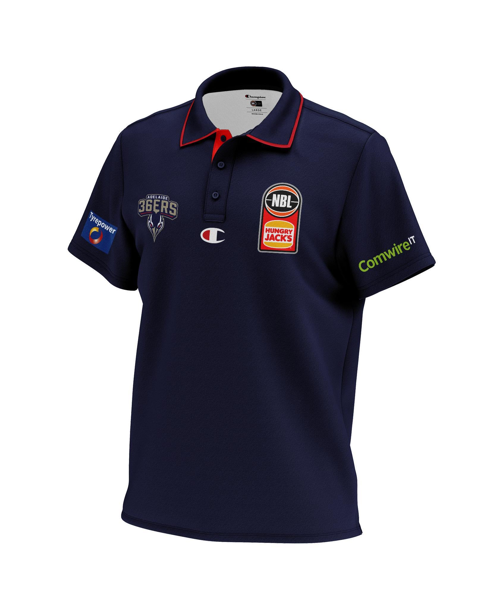 NBL24 Sublimated Player Polo - Adelaide 36ers