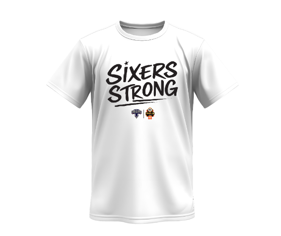 Sixers Strong Tee Youth - White - Adelaide 36ers