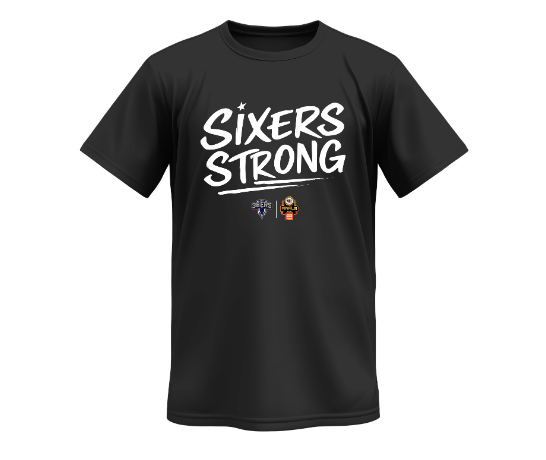 Sixers Strong Tee Adult - Black - Adelaide 36ers