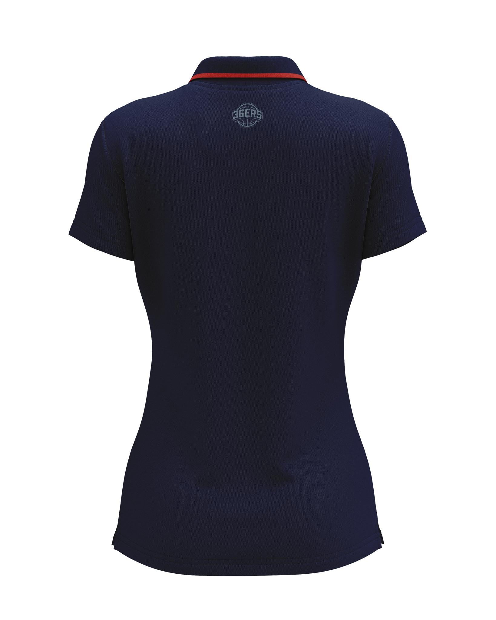 NBL24 Womens Sublimated Player Polo - Adelaide 36ers