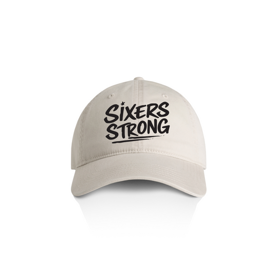 Sixers Strong Cloth Strap Cap - Beige - Adelaide 36ers