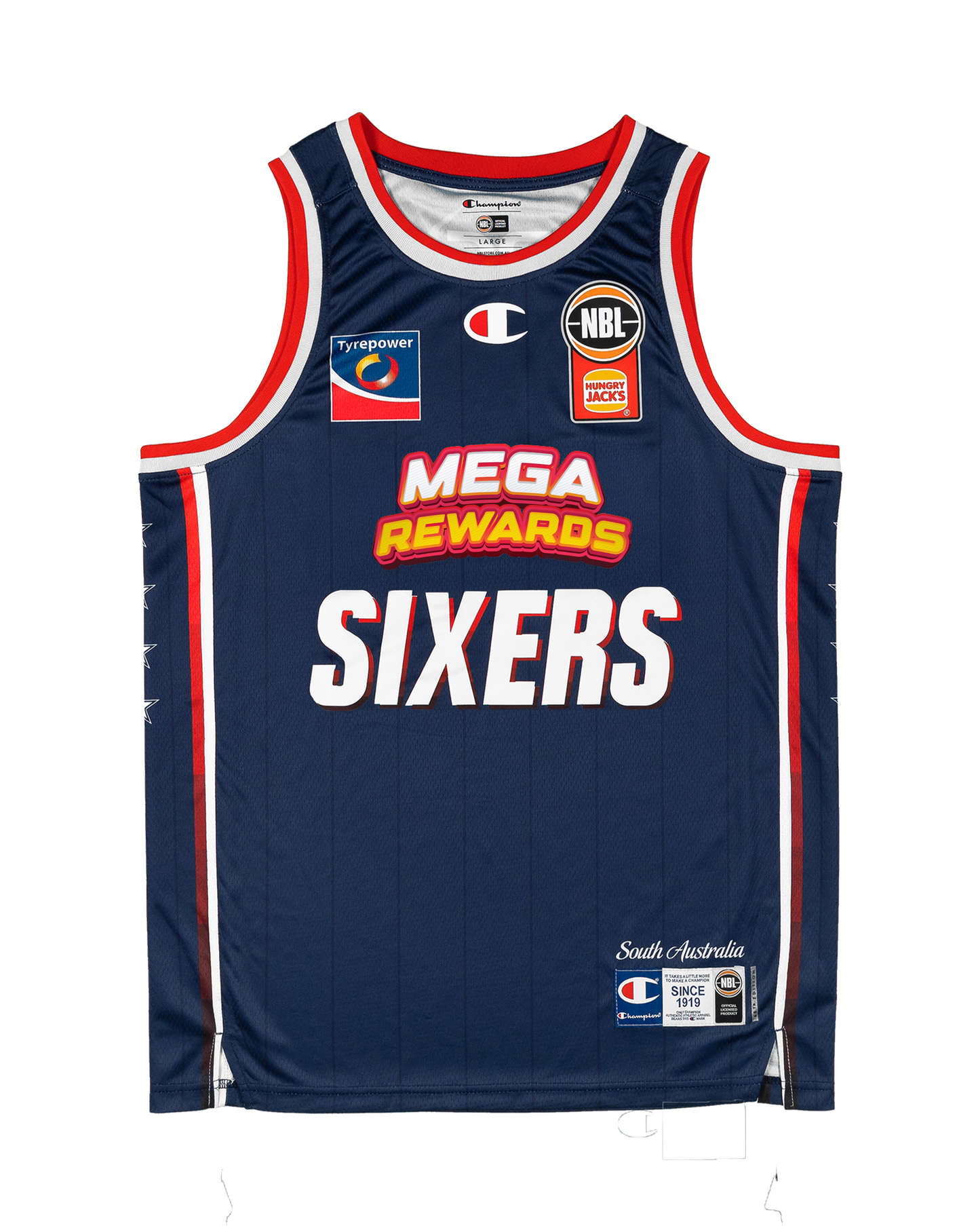 NBL26 Adult Home Jersey - Adelaide 36ers