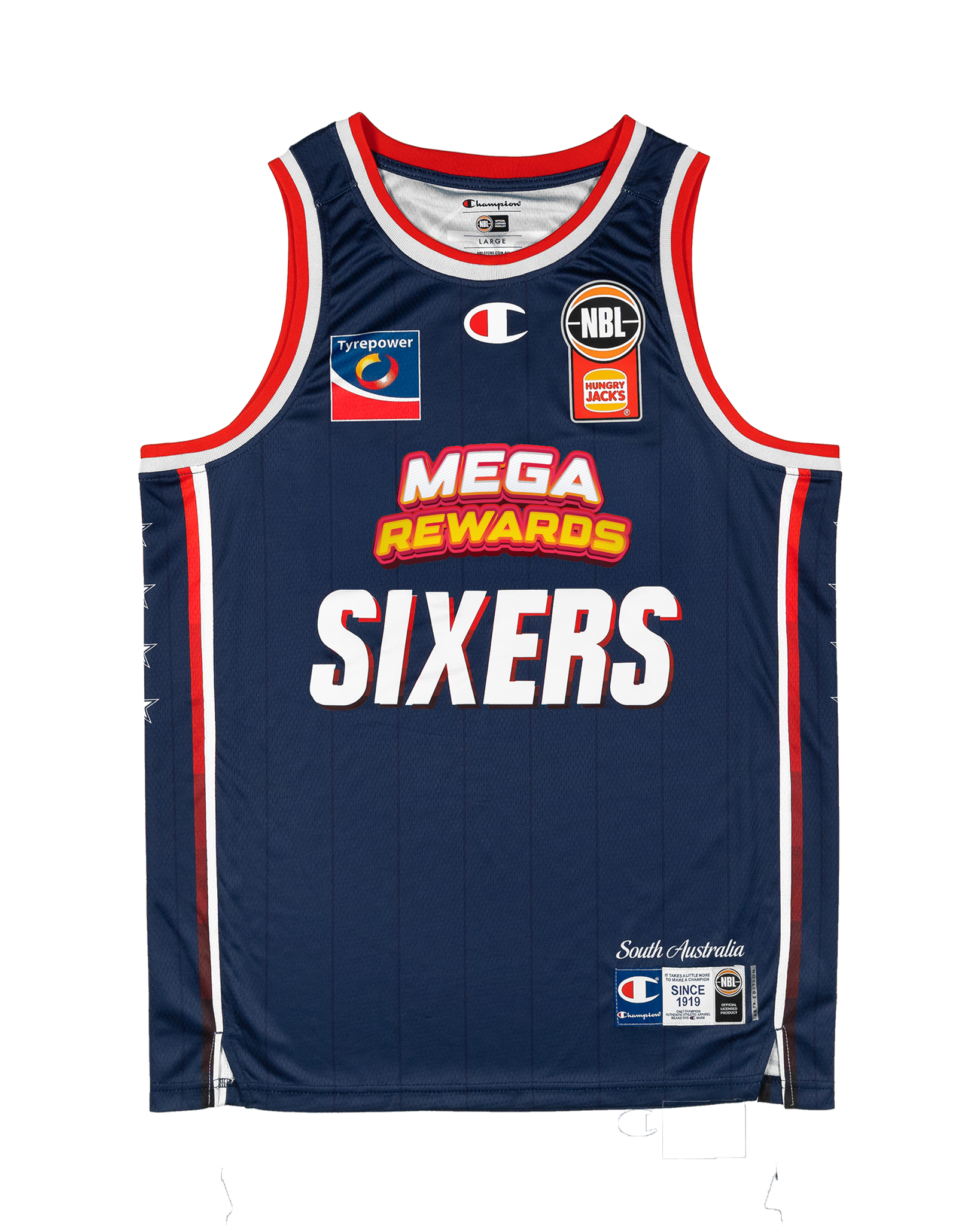 NBL26 Adult Home Jersey - Adelaide 36ers