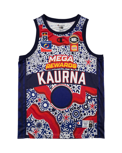NBL26 Adult Indigenous Jersey - Adelaide 36ers