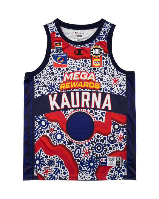 NBL26 Adult Indigenous Jersey - Adelaide 36ers