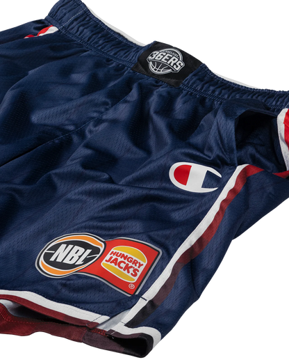 NBL26 Adult Home Shorts - Adelaide 36ers