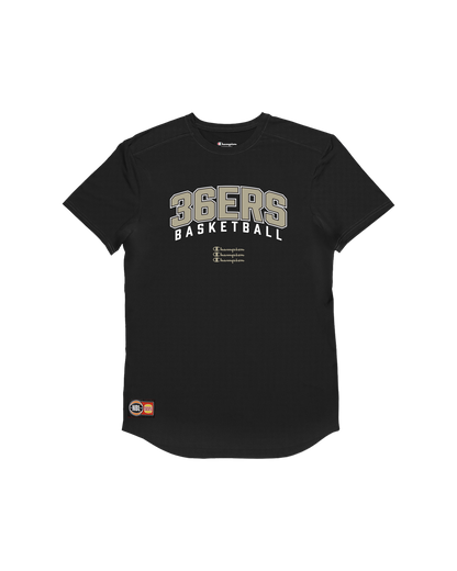 NBL26 Youth Courtside Tee - Black - Adelaide 36ers