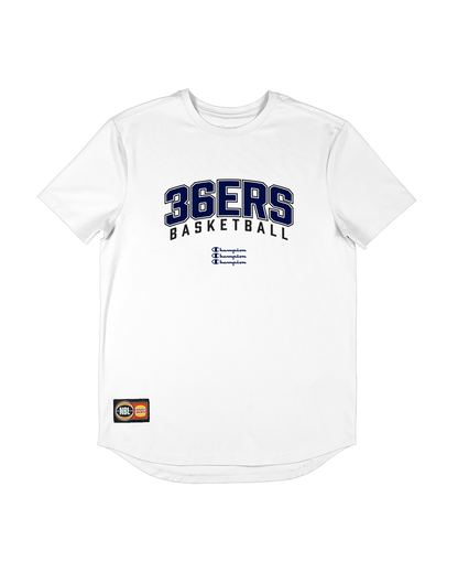 NBL26 Youth Courtside Tee - White - Adelaide 36ers