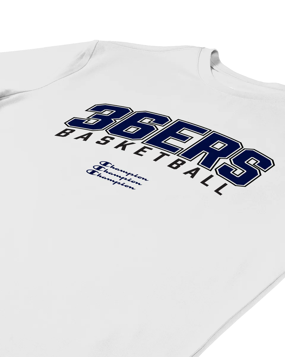 NBL26 Youth Courtside Tee - White - Adelaide 36ers