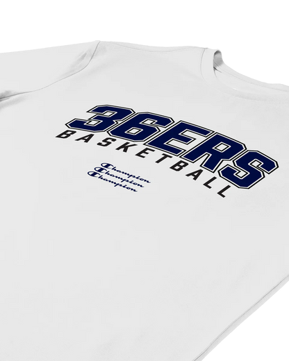 NBL26 Youth Courtside Tee - White - Adelaide 36ers