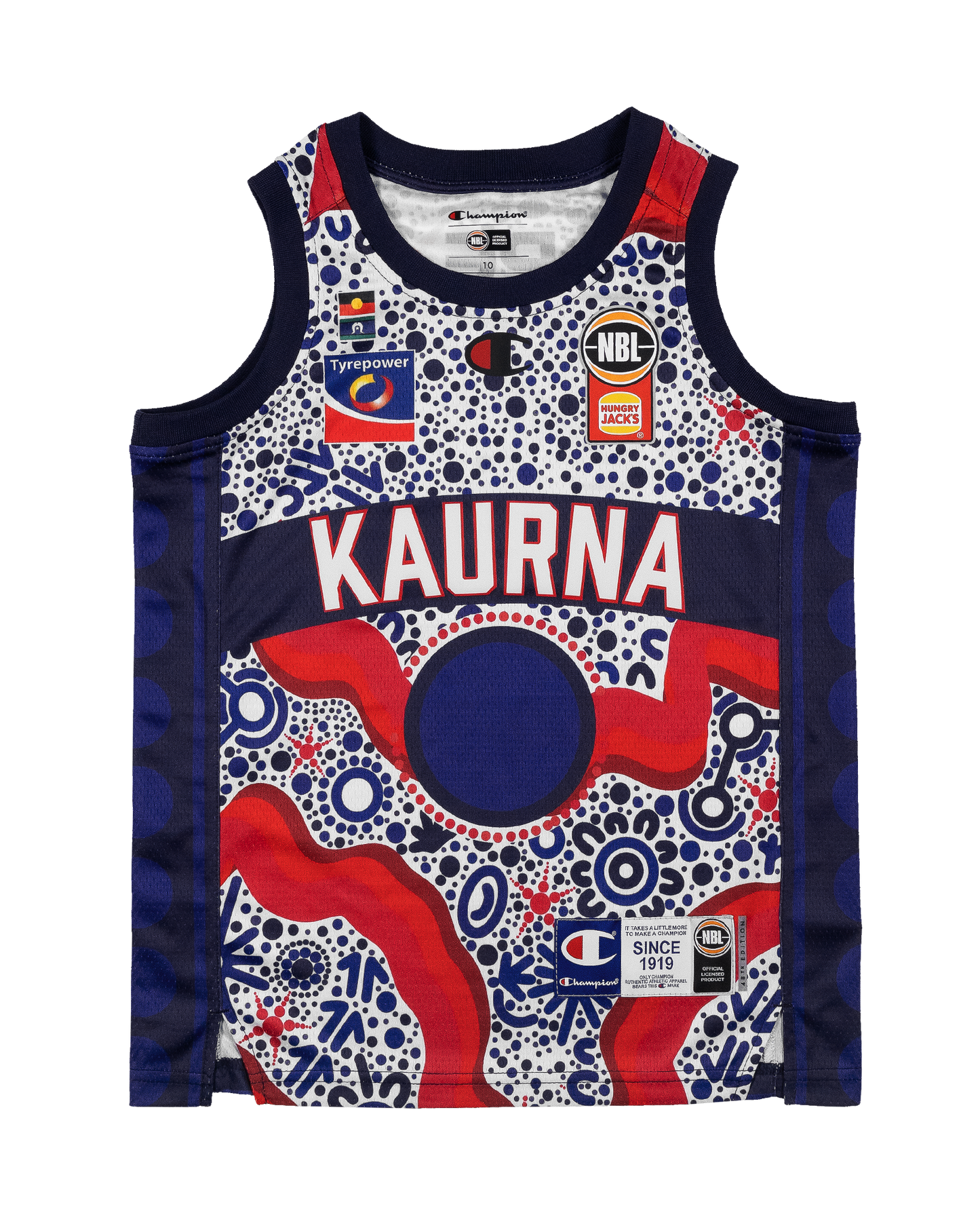 NBL26 Youth Indigenous Jersey - Adelaide 36ers