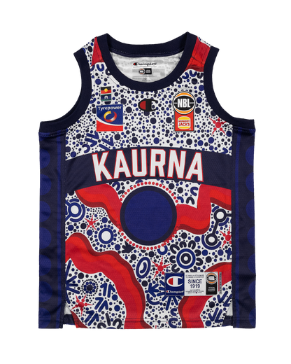 NBL26 Youth Indigenous Jersey - Adelaide 36ers