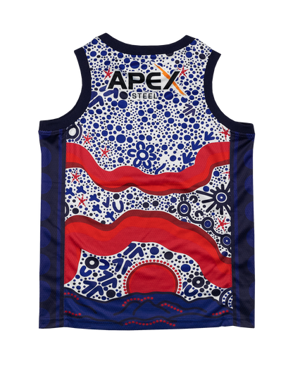NBL26 Youth Indigenous Jersey - Adelaide 36ers