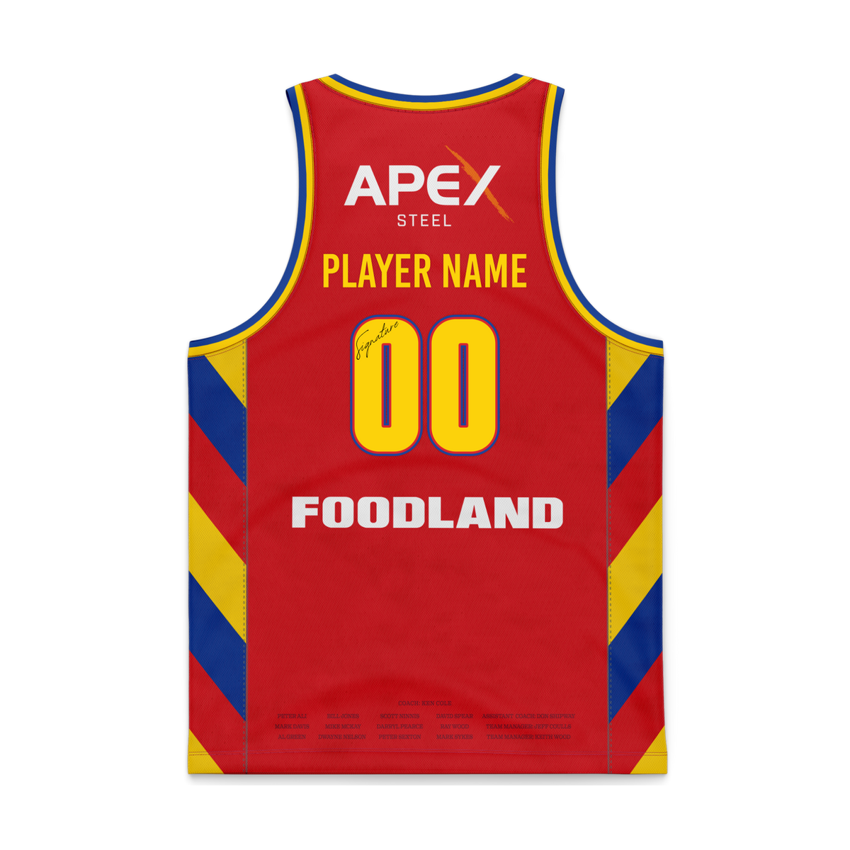 Deonte Williams – NBL27 1986 40 Year Anniversary Game Worn & Signed Jersey