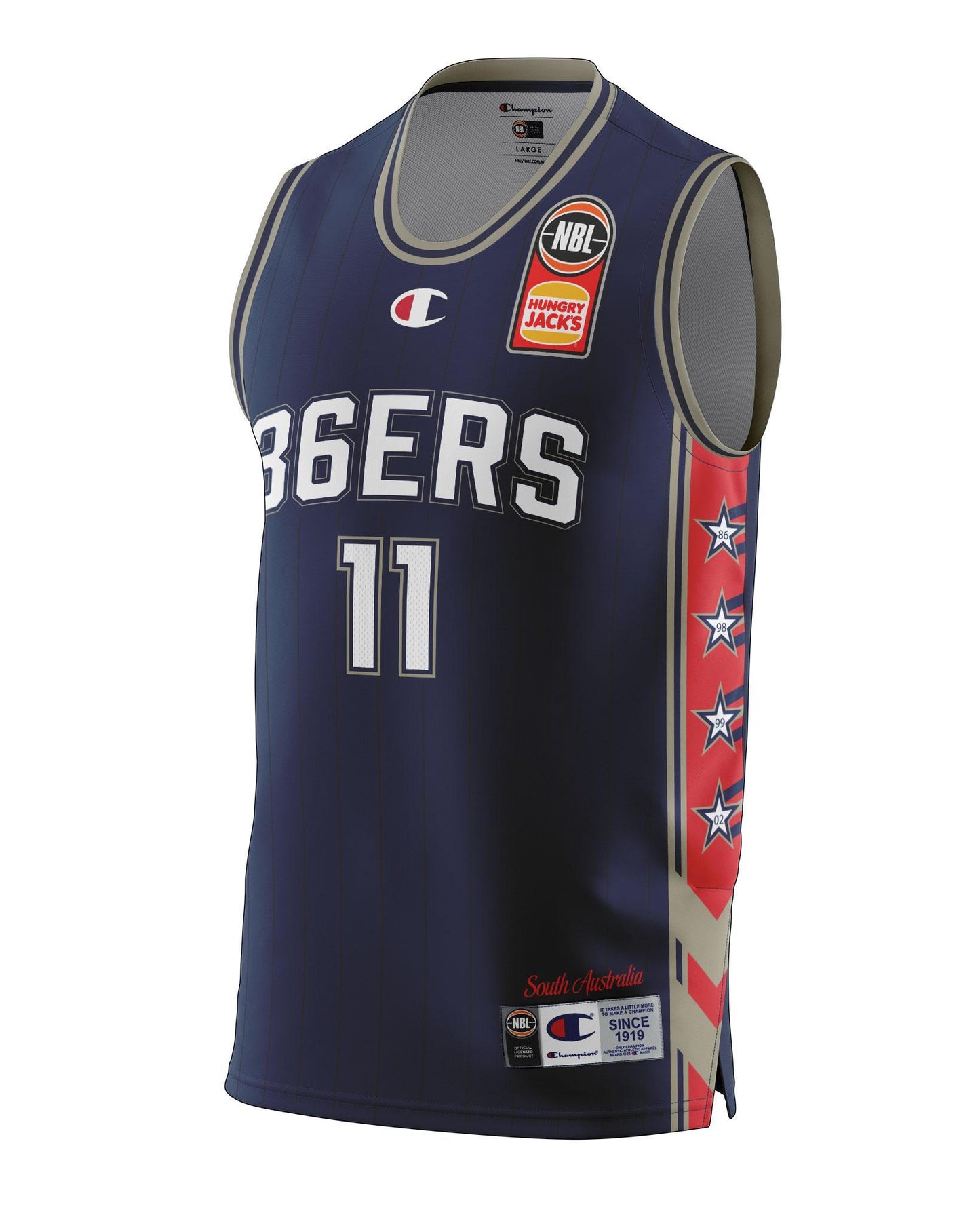 Adelaide 36ers 2021/22 Authentic Adult Home Jersey - Kai Sotto