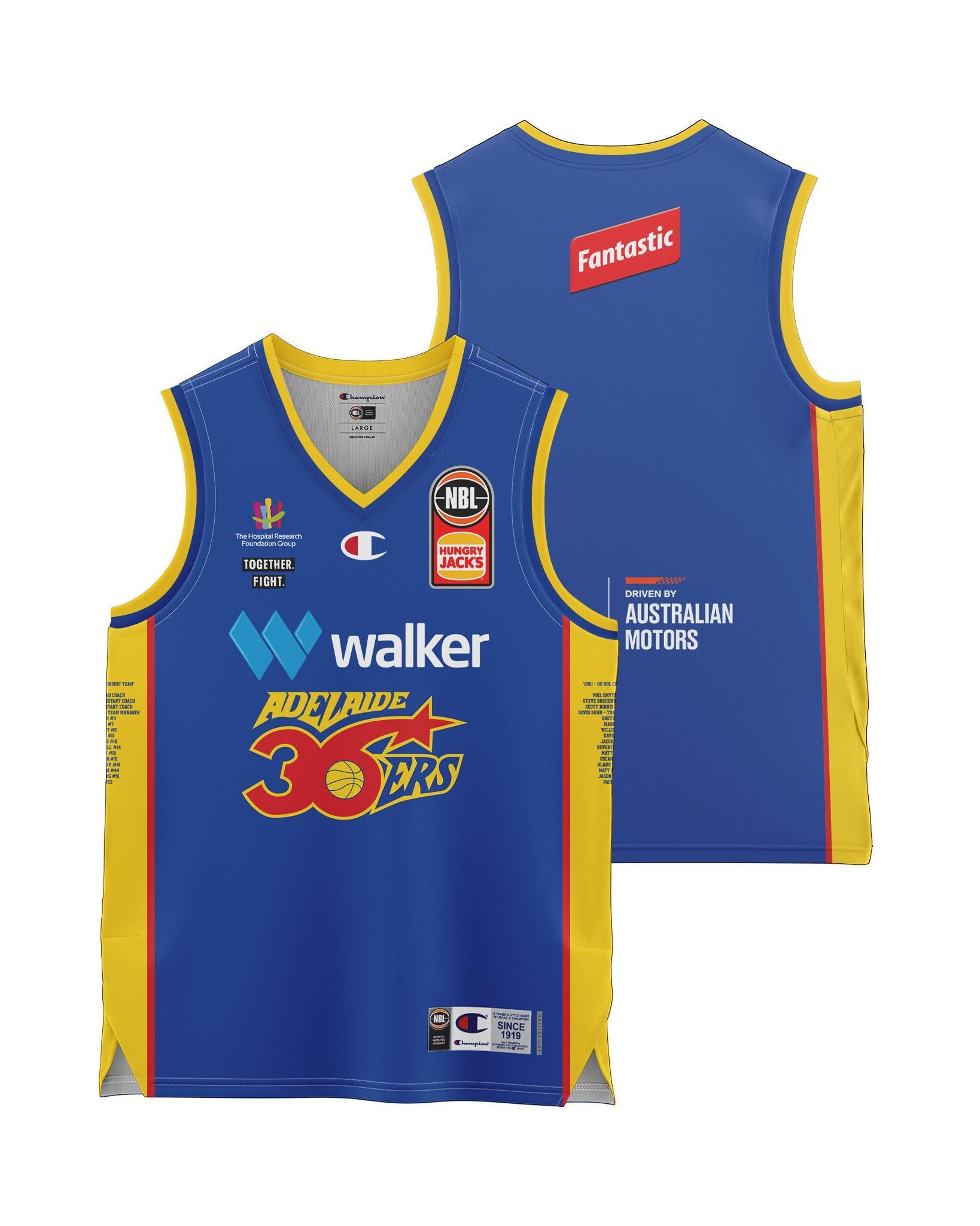 Adelaide 36ers 2021/22 Authentic Youth Heritage Jersey - Adelaide 36ers