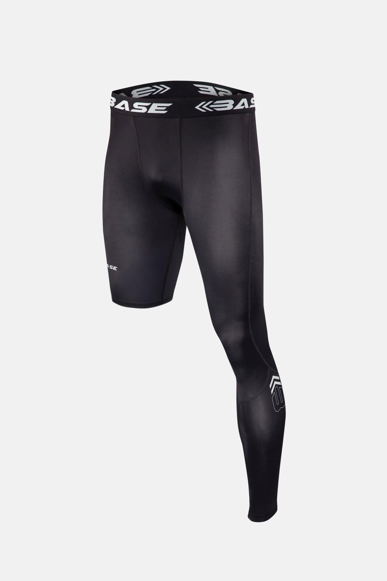 BASE Men's Adapted Compression Tights (Right leg short)