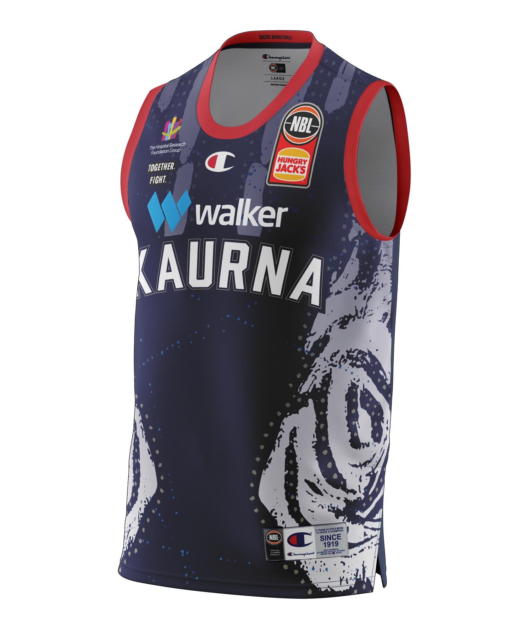 Adelaide 36ers 2021/22 Authentic Adult Indigenous Jersey - Adelaide 36ers