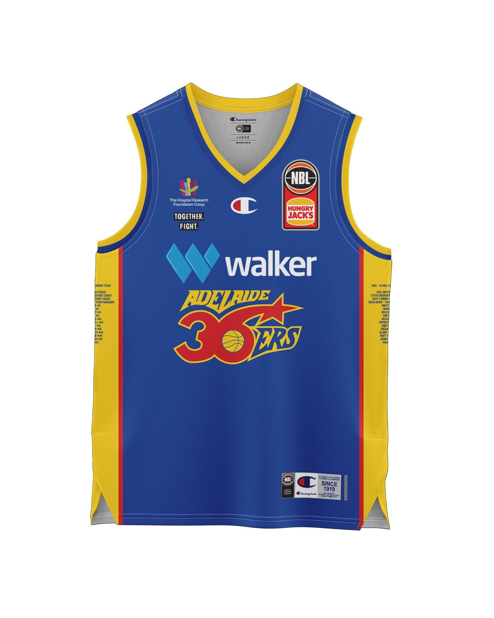 Adelaide 36ers 2021/22 Authentic Youth Heritage Jersey - Adelaide 36ers