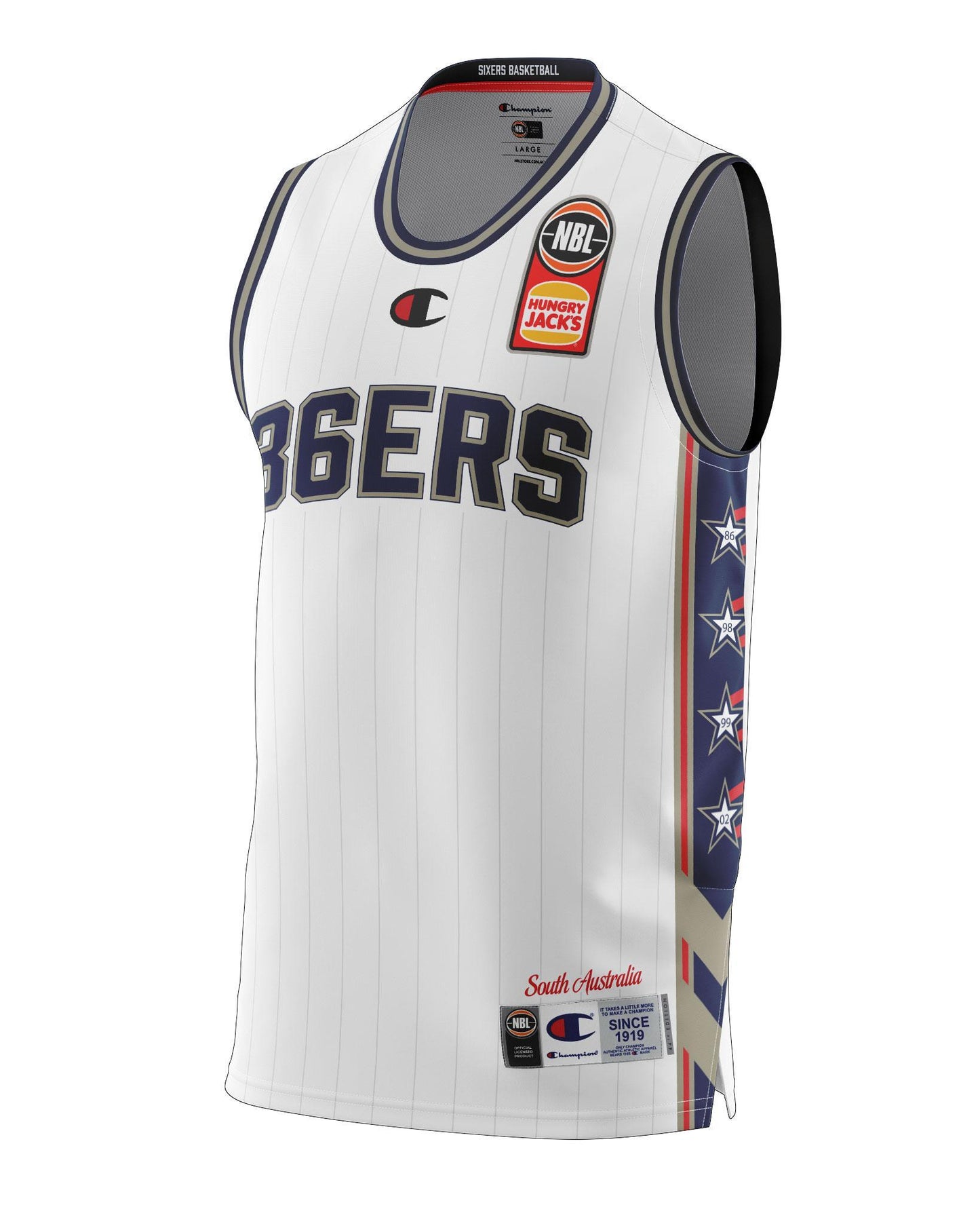 Adelaide 36ers 2021/22 Authentic Adult Away Jersey