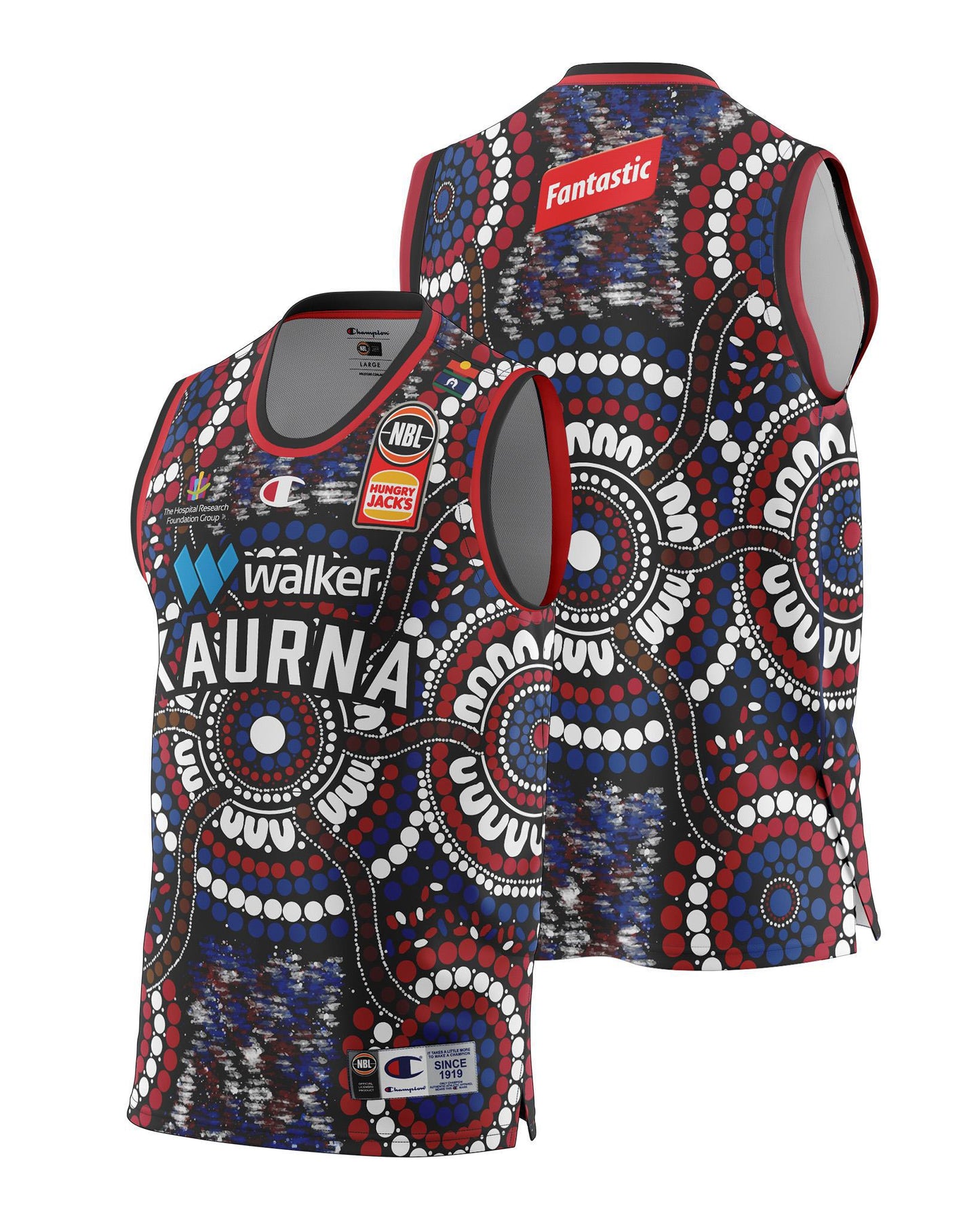 Adelaide 36ers 2021/22 Authentic Adult Indigenous Jersey