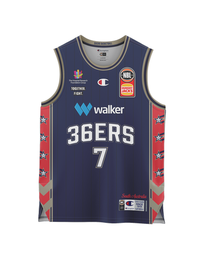 Adelaide 36ers 2021/22 Authentic Adult Home Jersey - Mojave King