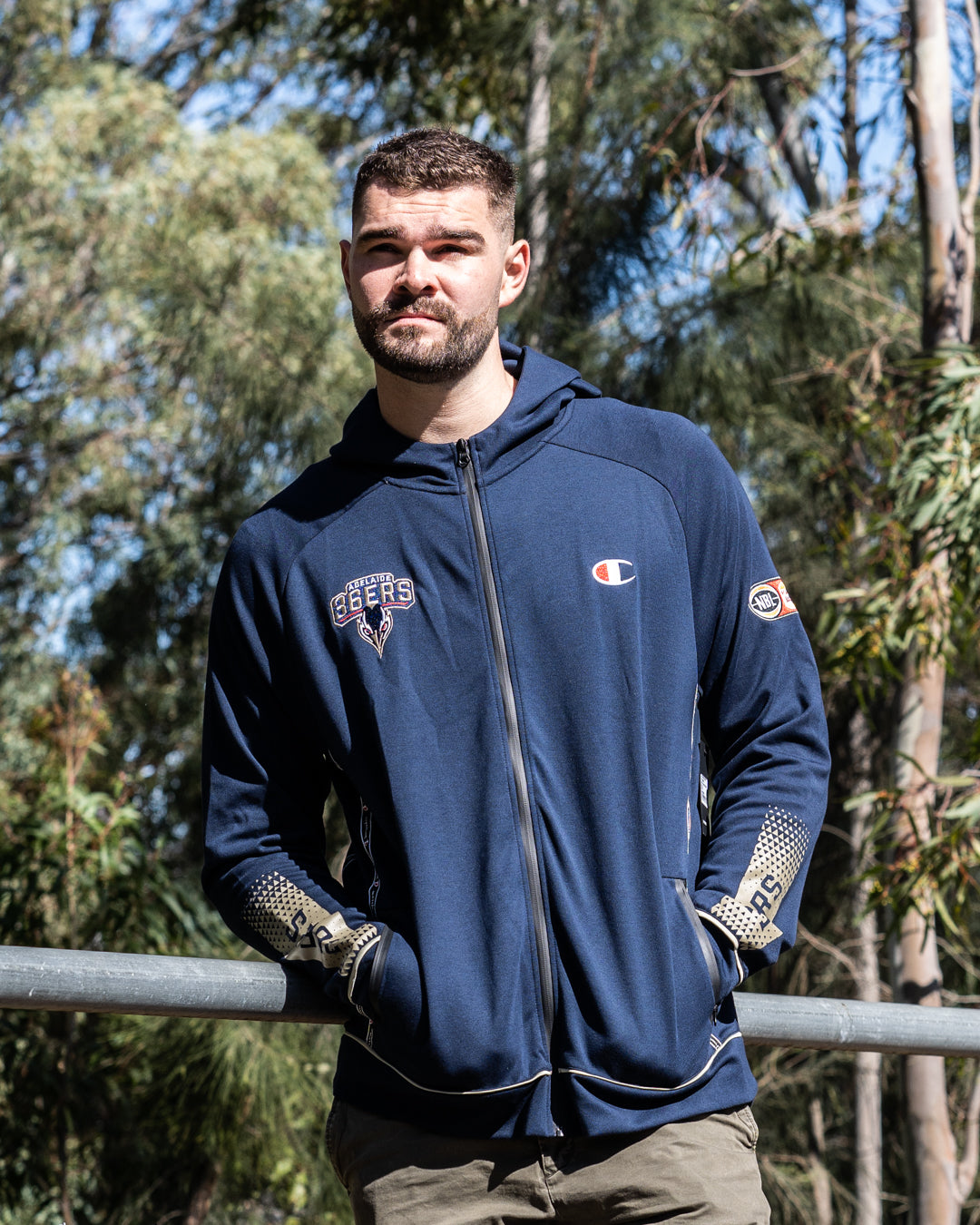 Adelaide 36ers Champion Player Official Performance Zip Hoodie