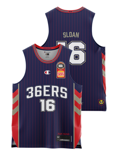 Adelaide 36ers 2021 Authentic Home Youth Jersey - Donald Sloan - Adelaide 36ers