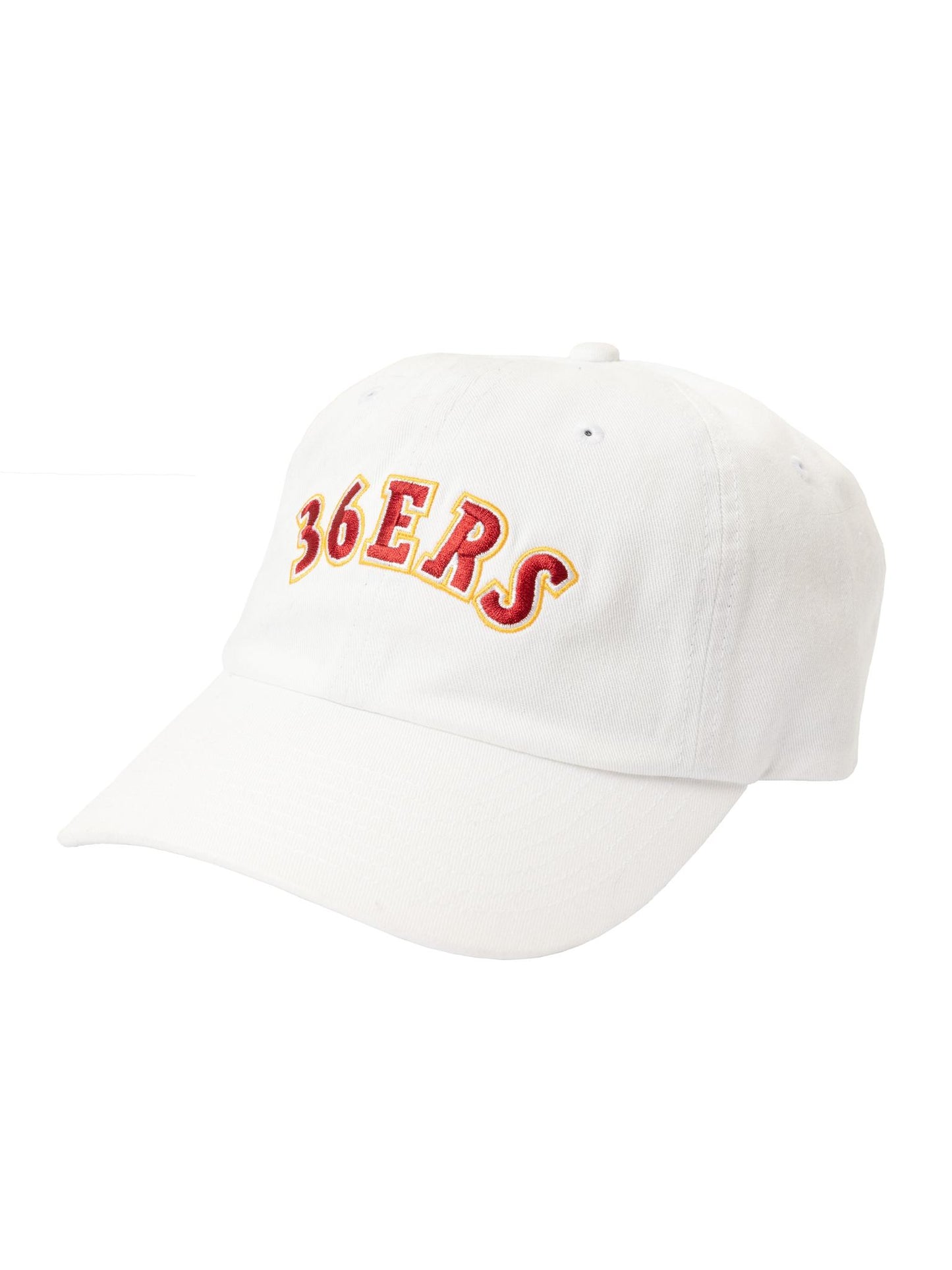 Washed White Arch Dad Cap
