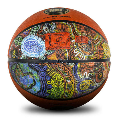 NBL Indigenous Outdoor Replica Basketball - Size 7