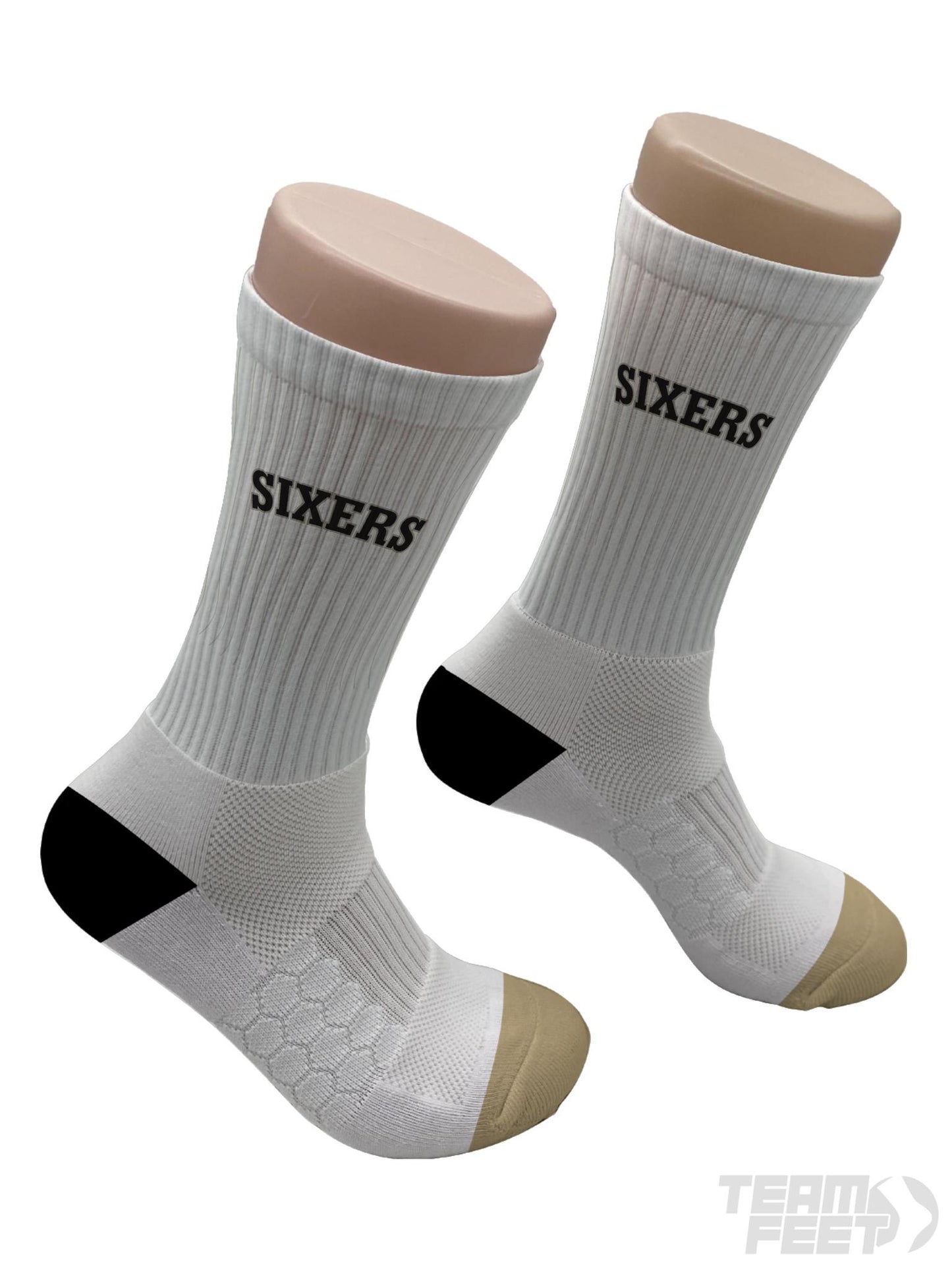 White Sixers Socks