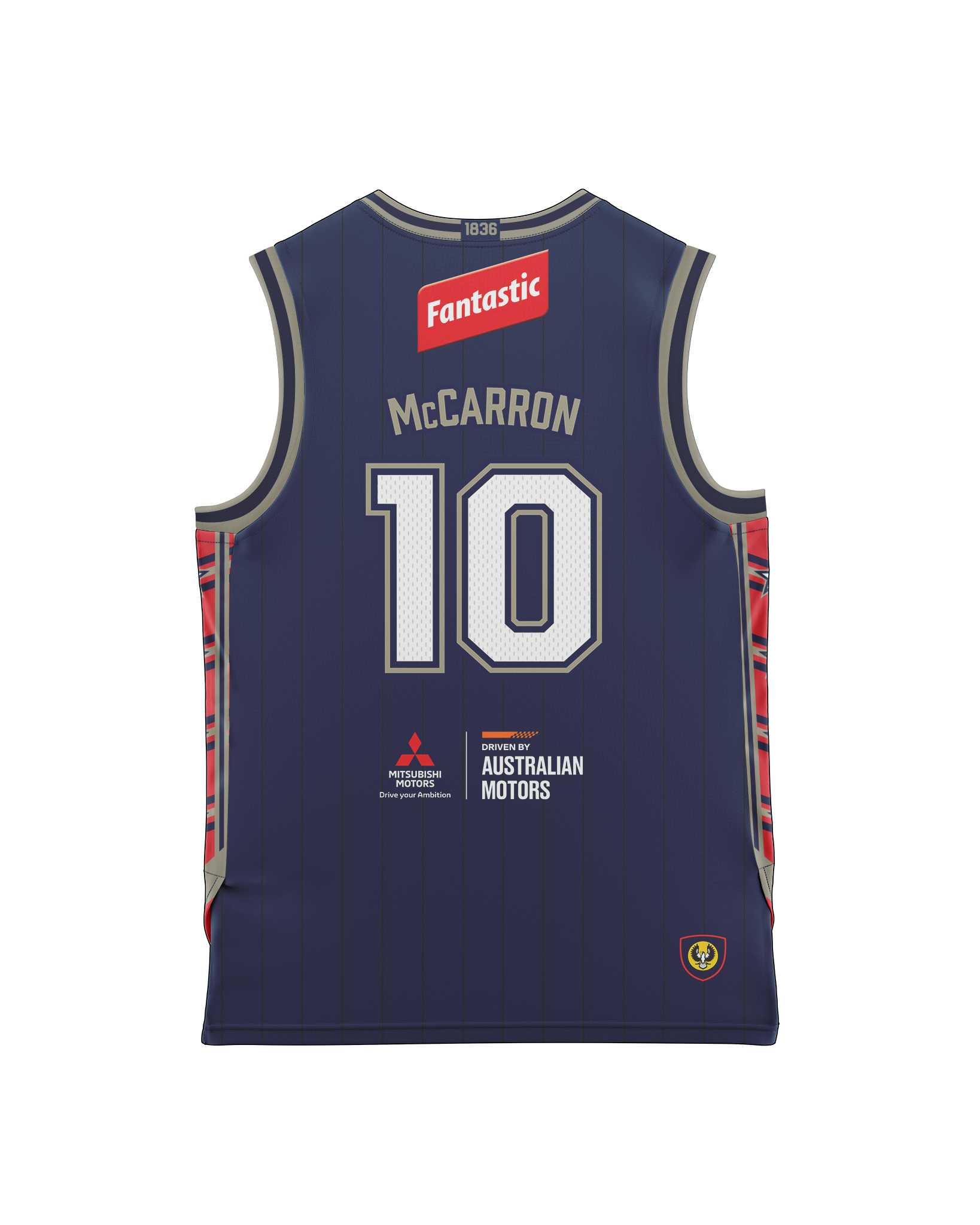 Adelaide 36ers 2021/22 Authentic Adult Home Jersey - Mitch McCarron - Adelaide 36ers