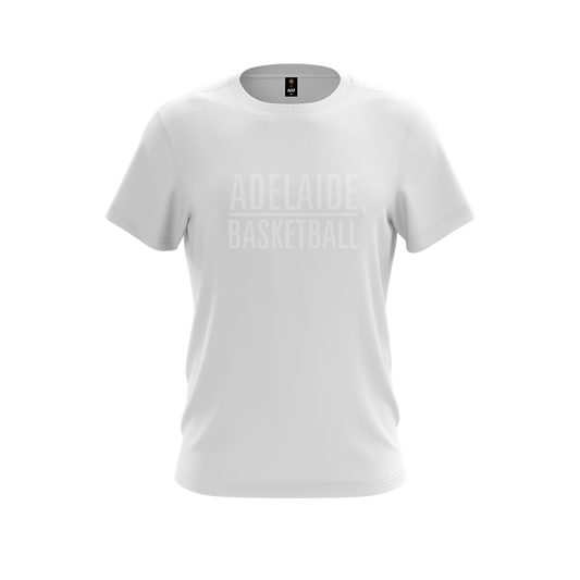 White Out Adult Tee - Adelaide 36ers