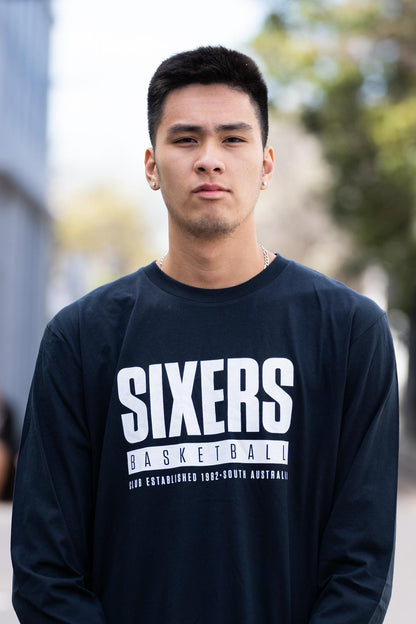 Sixers Basketball Youth Long Sleeve T-Shirt - Adelaide 36ers